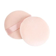 2Pcs Powder Puff, Setting Makeup Body Pink 