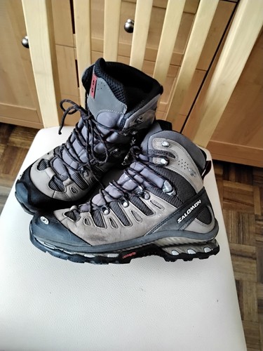MENS SALOMON GORETEX ORTHOLITE CONTAGRIP HIKING BOOTS, SIZE 8.5, VG CONDITION. - Picture 8 of 12