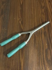 Vintage Antique Hair Curler Crimper Curling Iron Wood Handle Hand Tool