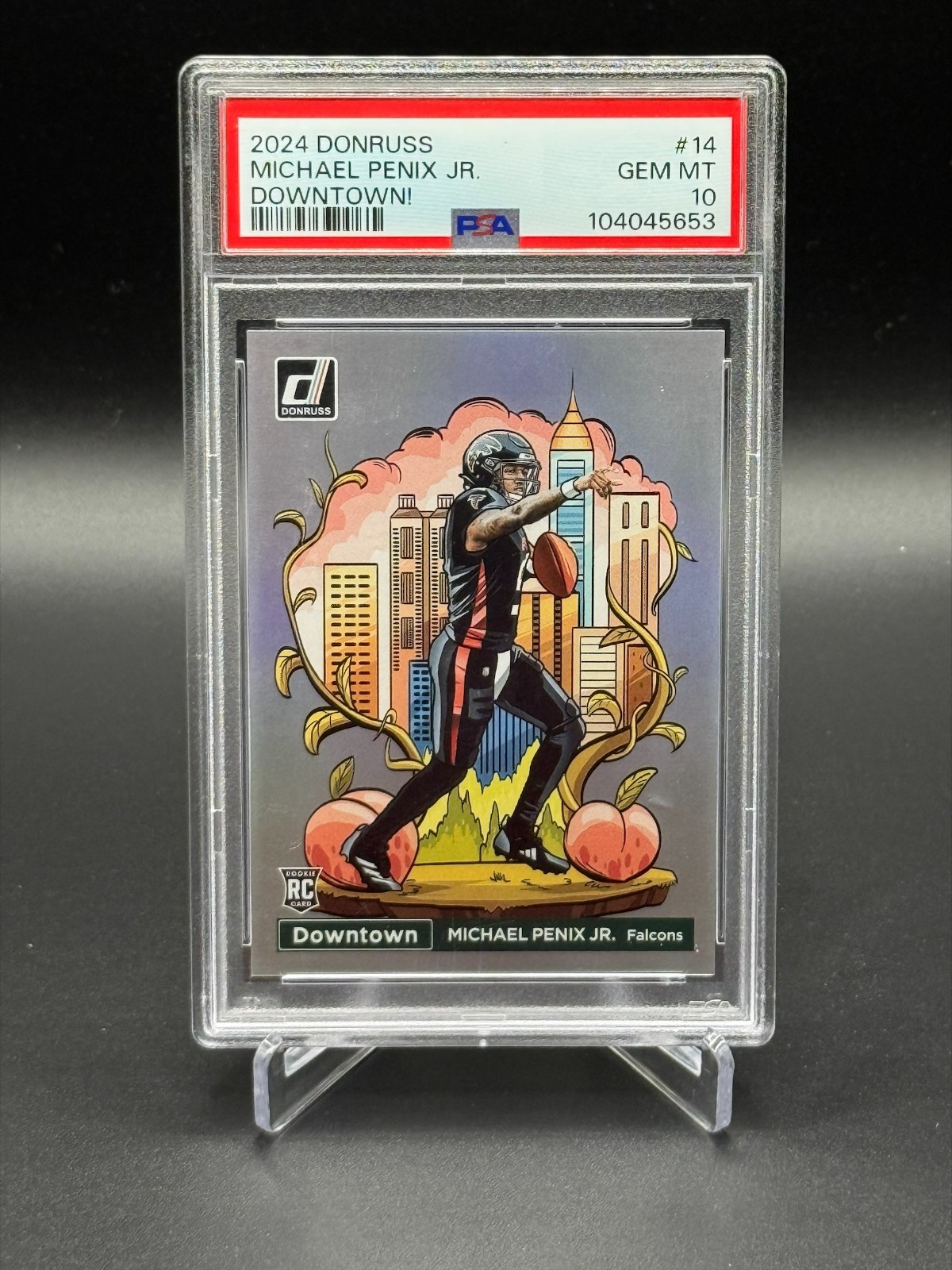 2024 Panini Donruss - Downtown! Michael Penix Jr. #14 (RC) PSA 10