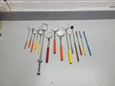 LOT ULLMAN TELESCOPING INSPECTION MIRROR MECHANIC TOOLS, K-D USA, 15PC USA