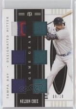 2021 Panini National Treasures Holo Silver 9/10 Nelson Cruz #GG6-NC 0c3
