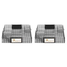 Rugged Ranch CHPTO Chipmunkinator Metal 2 Door Chipmunk Catch Trap Cage 2 Pack 