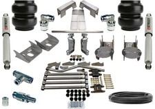 Silverado 99-06 Parallel 4 Link Kit Step Notch Shock Mount Ss-7 Bags 38 Airline
