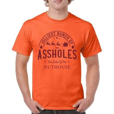 Jolliest Bunch of As*hol*s T-shirt Funny Christmas Santa Claus Men's Tee