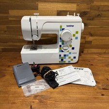 Brother LS14S Sewing Machine With Power & Pedal Cable + Instructions Used