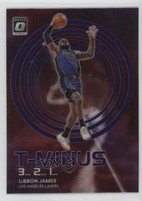 2022-23 Panini Donruss Optic T-Minus 3 2 1 Purple Prizm LeBron James #15 0rb