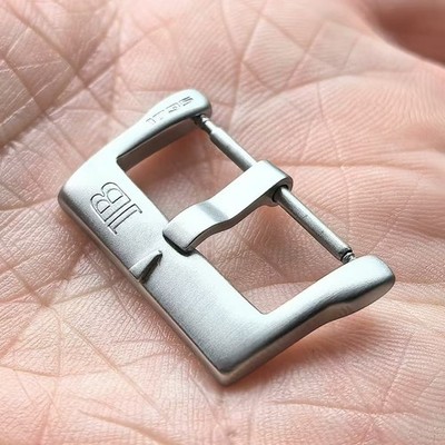 18mm 20mm Original Vintage Style Pin Brushed Buckle for Blancpain Fifty Fathoms