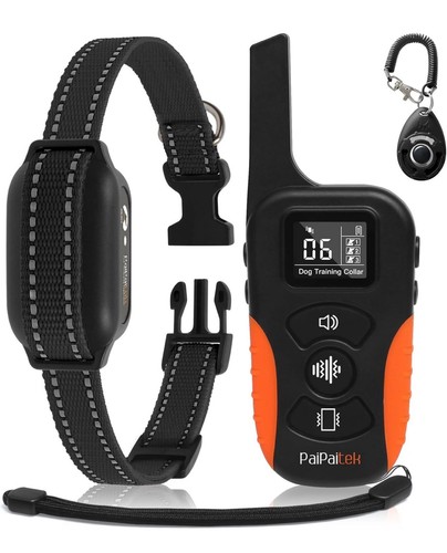 No ShockDog Collar with Remote 3300ft Range, Strong Vibrating, Beep BLACK - Picture 1 of 7