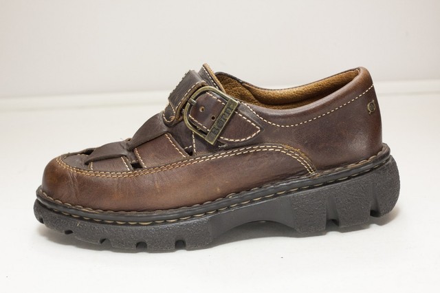Born 7 Brown Fisherman Sandals Women's | eBay