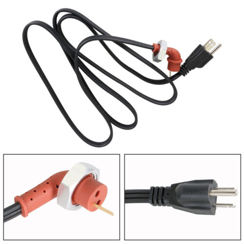Engine Block Heater Element & Cable Cord Fit For 03-10 F250 F350 F450 6.0L 6.4L - Foto 3 di 8