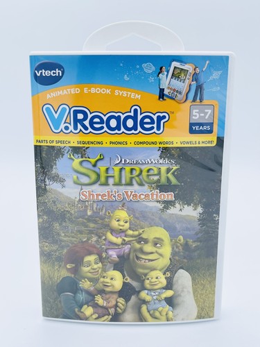 Vtech V. Reader Shrek: Shrek’s Vacation E-Book Game - Afbeelding 1 van 5