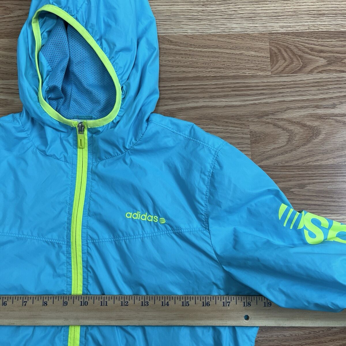 2009 Adidas Neo Label Japan Bright Blue Green Full Zip Track 2009 Adidas Neo Label Japan Bright Blue Green Full Zip Track