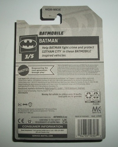 New Hot Wheels BATMAN Vehicles Choice of Animated, Arkham, Classic TV & More - Picture 12 of 94