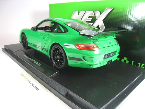 PORSCHE 911 GT3 RS (997) 1/18 WELLY (VIPER GREEN) - Imagen 3 de 3