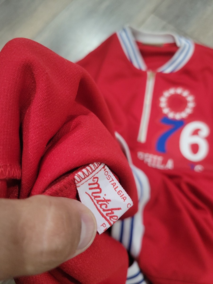VINTAGE AUTHENTIC 1966-67 PHILADELPHIA 76ERS WARMUP SHIRT VINTAGE AUTHENTIC 1966-67 PHILADELPHIA 76ERS WARMUP SHIRT