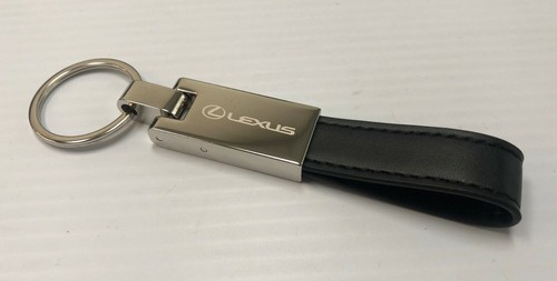 LEXUS BLACK LEATHER LOOP KEY CHAIN