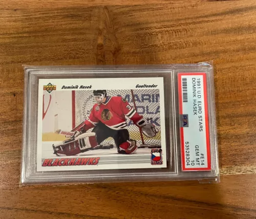 Dominik Hasek 1991-92 Upper Deck Euro Stars PSA 10 GEM MINT Rookie RC HOF