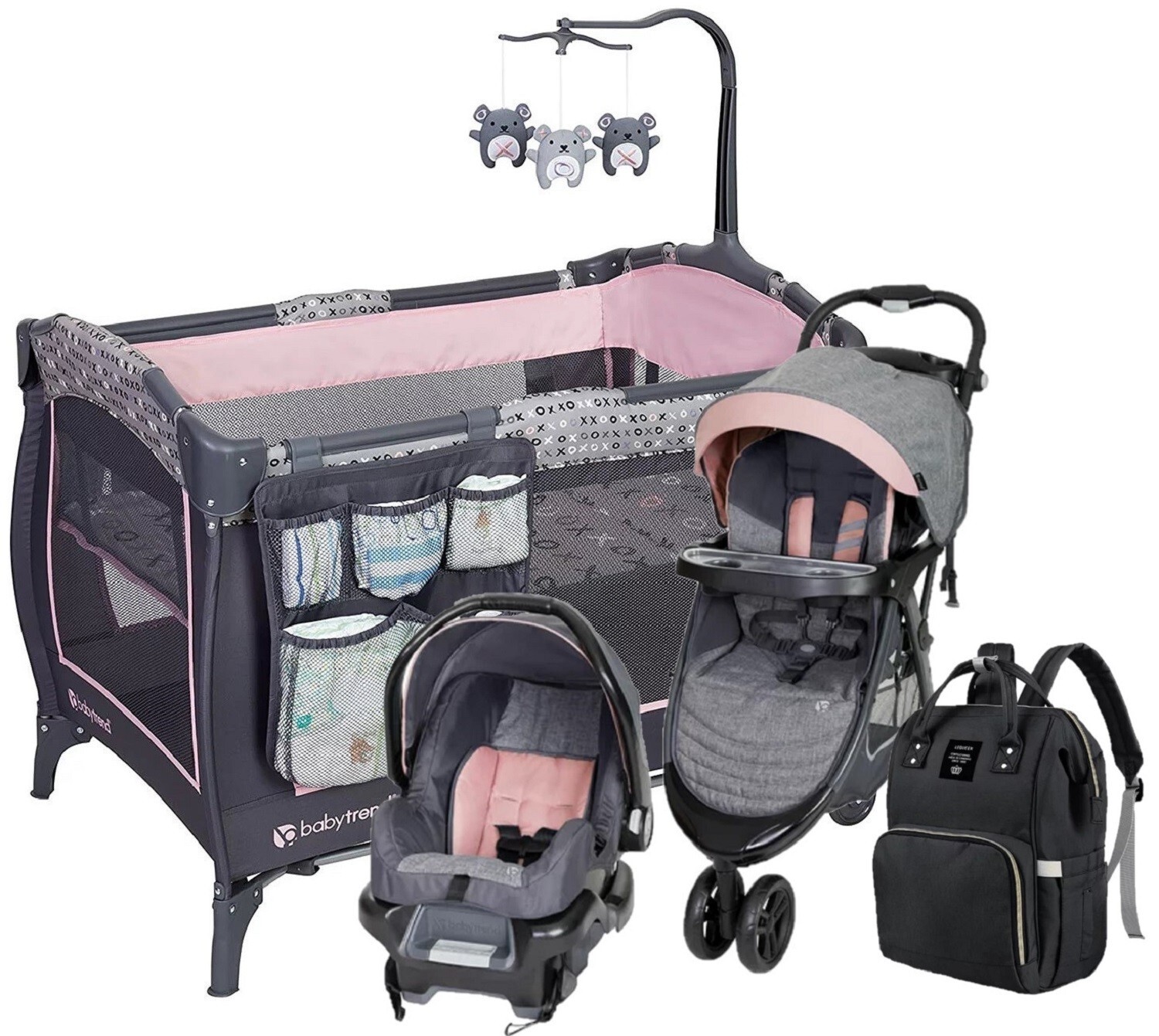Zoe Girl Double Stroller With Car Seat Dual Ride Evenflo Stroller Girl Infant  Car Seat And Stroller Combo BABY STROLLERS TRAVEL SYSTEM WITH