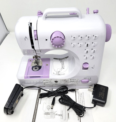JUCVNB Mini Sewing Machine for Beginners & Kids 12 Built-in Stitches NO NEEDLE