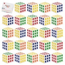 Vdealen 24 Pack Mini Cube Puzzle Party Favors for Kids, 1.18in 3x3 Magic Cube...