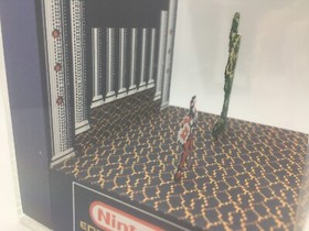 Rygar Final Boss Fight vs. Ligar for the Nintendo NES Shadow Box Diorama Cube