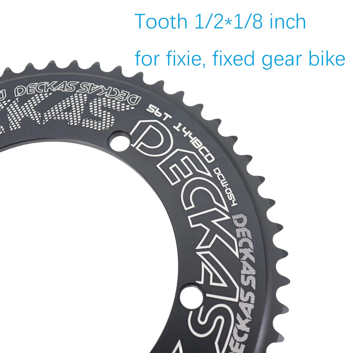 Deckas 144BCD Chainring Fixed Gear fixie Track Bike 44 46 48 50 52