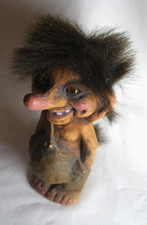 Troll Figur aus Norwegen, original handgefertigter Ny Form Troll Nr. 118