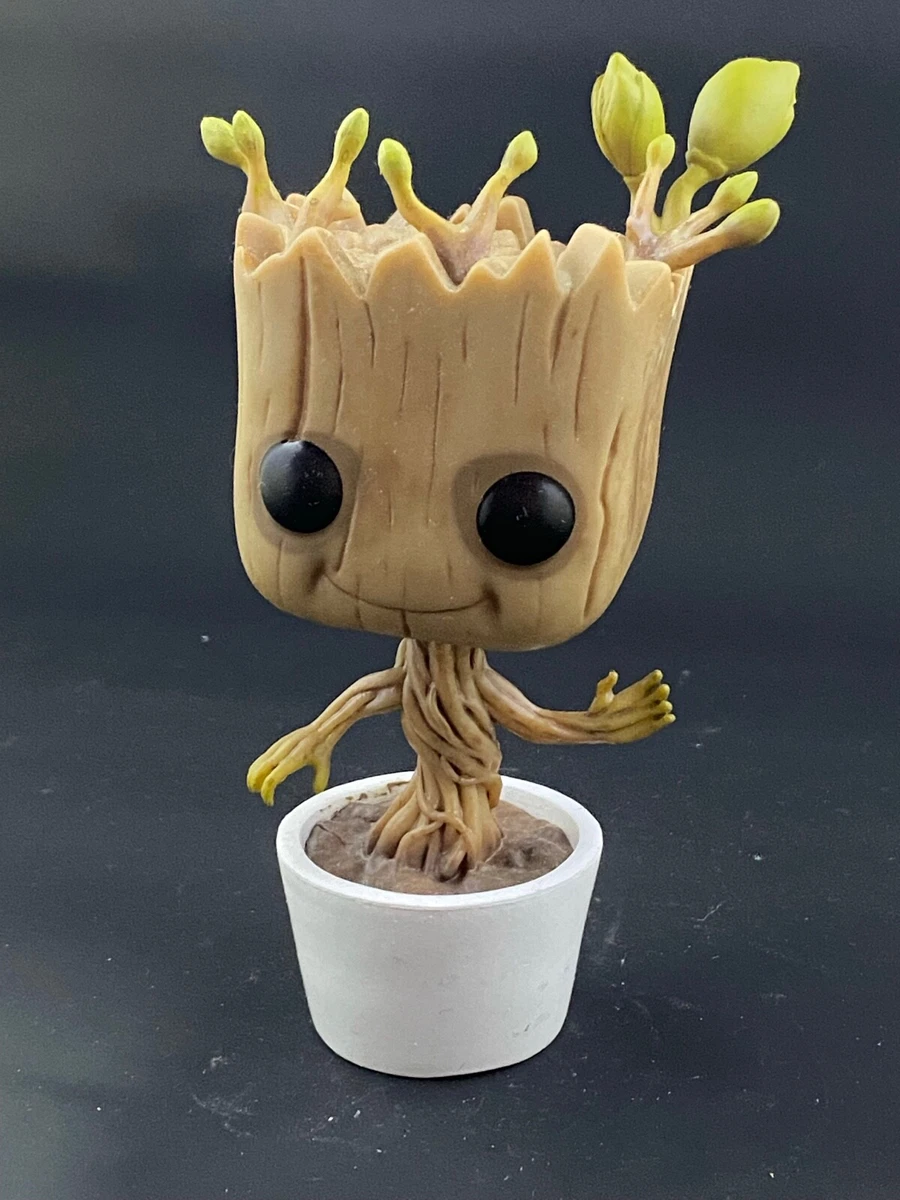 Dancing Groot Bobble Funko Pop 65 Marvel Vaulted Needs Repair No Box