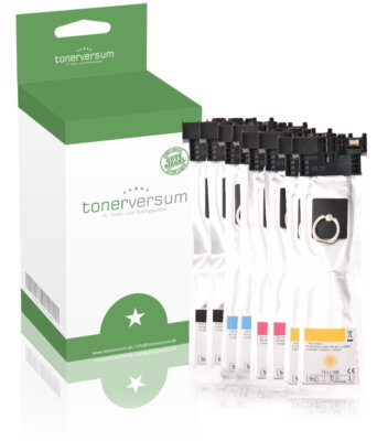 8x Tinte kompatibel zu Epson WorkForce Pro WF-C5710DWF WF-C5790DWF T9451 - T9454