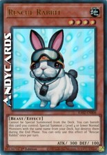 RESCUE RABBIT • (Coniglio Da Soccorso) • Ultra R • RA02 EN008 • 1Ed • Yugioh!