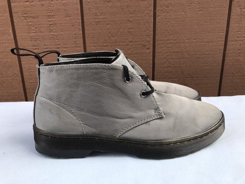 Dr Martens 2 Hole Daytona Silve Canvas 