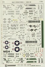 Almark Decals 1/72 Gulf Operations 2 1988-89 ...
