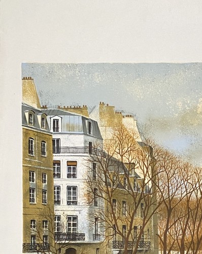 ANDRE RENOUX PAINTER ORIGINAL ART EXHIBITION POSTER PRINT 1970s PARIS VINTAGE - Picture 9 of 18