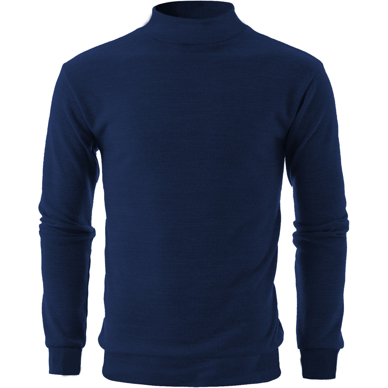 Men's Winter Warm Cozy Knit SlimFit Mock Neck Sweater Men's Sweater