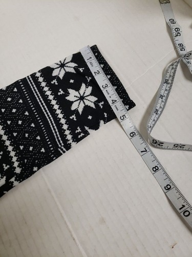 Unbranded Kids Black & White Snowflake Pajama Bottoms Sz LG 11-13 Pre-owned - Picture 8 of 9