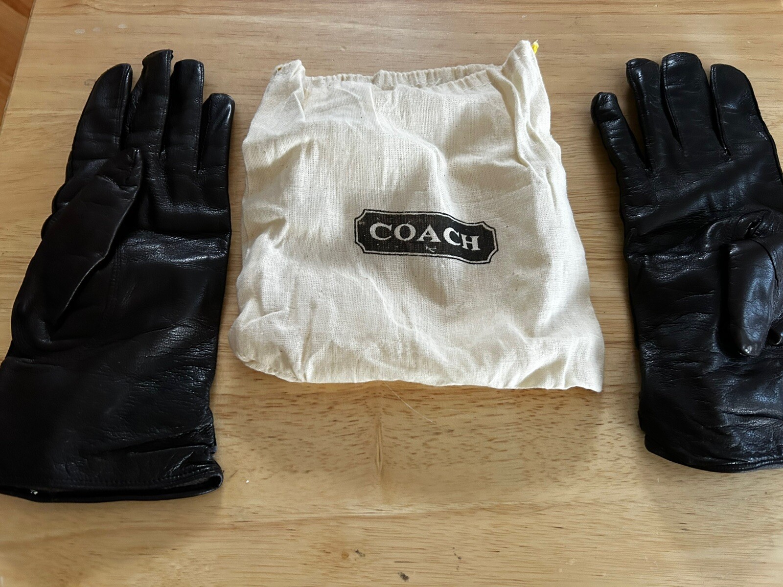 Coach Leather Gloves Women's Basic Colored - image 2