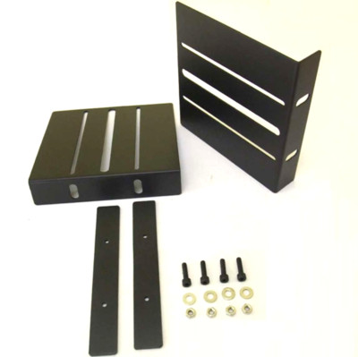 2x 3 HE Rackwinkel für Verstärker, hinten Stütze Stahl Verstärkerwinkel Rack Kit