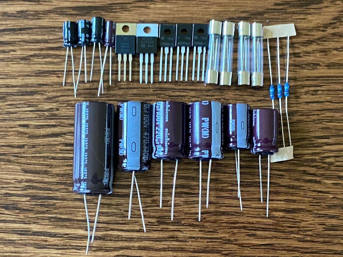 Sansui F-2656 Power Supply Board Rebuild Recap Kit 8080DB 9090DB