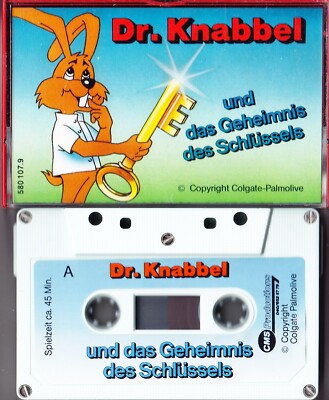 MC Dr. Knabbel und das Geheimnis des Schlüssels - Miller / Colgate Werbe-MC RAR!