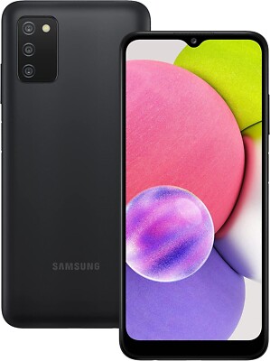 Samsung Galaxy A03s Android Smartphone, 6,5 Zoll Display, 64GB Smartphone schwarz