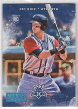 2017 Diamond Kings Artist's Proof Blue #162 Rio Ruiz /25 - NM-MT