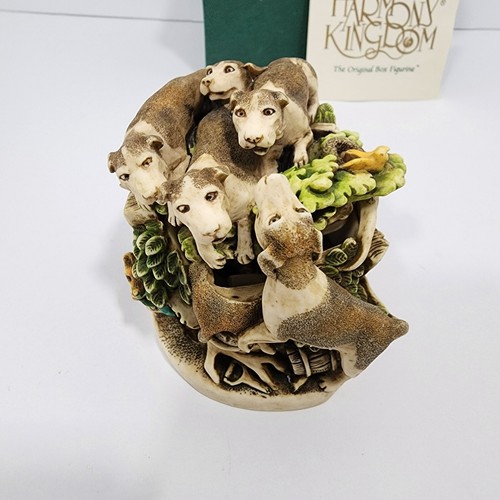 Harmony Kingdom "Tally Ho!" Edition 1 Hound Dog Figurine Box - Picture 7 of 12