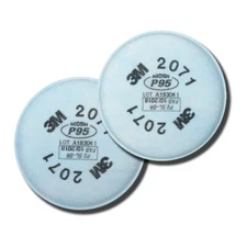 3M 2071 P95 NIOSH-approved Respiratory Protection 2000 Particulate Filter 2-Pack
