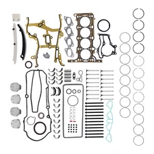 Engine Rebuild - Gasket Piston Bearing Timing Chain Set For 1.4L Buick Chevrolet