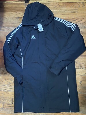 Adidas New Black Tiro 24 Jacket Parka Men XL Soccer Football | eBay