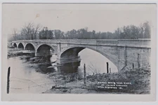 Coon River Bridge Viaduct Near Scranton  IA Iowa RPPC Real Photo Postcard