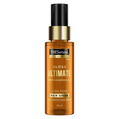 TRESemme Gloss Ultimate Ultra Shine Hair Serum 50 ml avec huile de macadamia,... - Photo 1/4