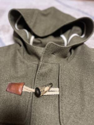 Visvim Commodore Wool Windstopper Melton Duffel Coat Olive Visvim Commodore Wool Windstopper Melton Duffel Coat Olive