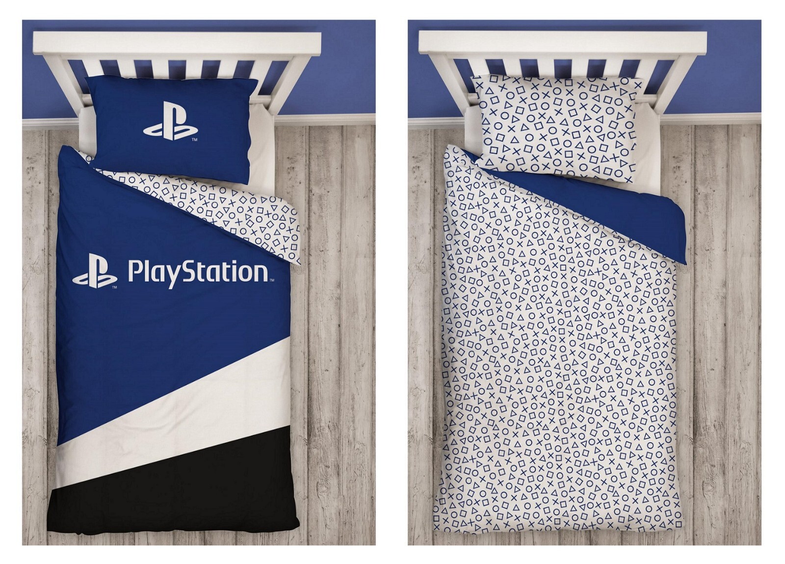 NEW PlayStation Official Single Duvet Set - Reversible - Duvet + Pillowcase
